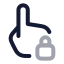 Touchlocked icon with twotone rounded style