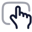 Touchpad icon with twotone rounded style