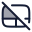 Touchpadoff icon with duotone rounded style
