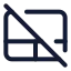 Touchpadoff icon with stroke standard style