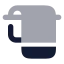 Towelrack icon with bulk rounded style