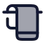 Towelrack icon with duotone rounded style