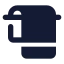 Towelrack icon with solid standard style