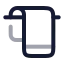 Towelrack icon with twotone rounded style