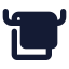 Towels icon with solid standard style
