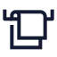 Towels icon with stroke sharp style