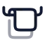 Towels icon with twotone rounded style