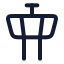 Towercontrol icon with stroke rounded style