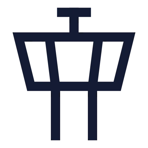 Tower Control Icon in Stroke Sharp style