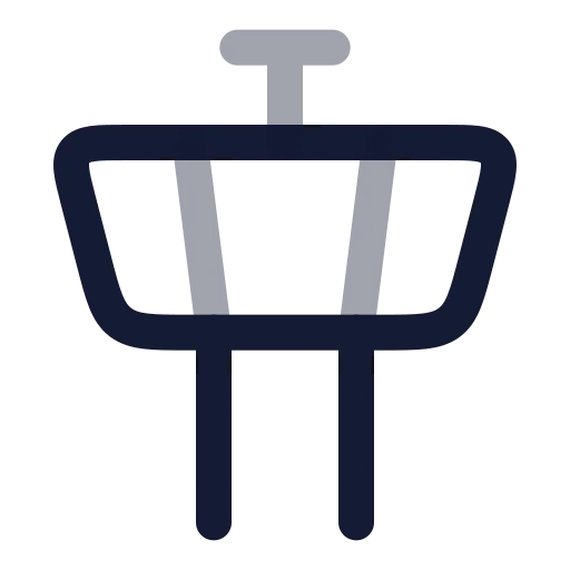Tower Control Icon in Twotone Rounded style