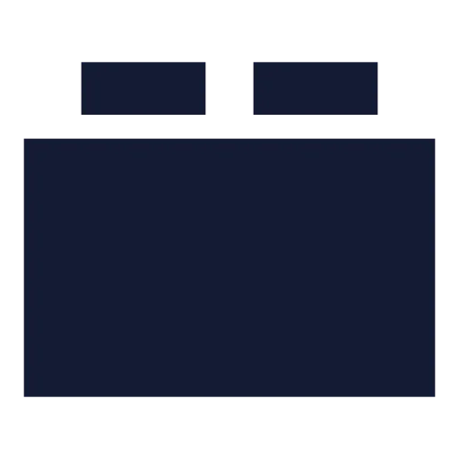 Toy Brick Icon in Solid Sharp style