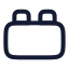 Toybrick icon with stroke rounded style