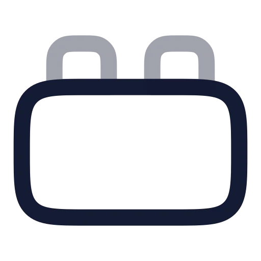 Toy Brick Icon in Twotone Rounded style