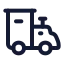 Toytrain icon with stroke rounded style