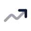 Tradeup icon with bulk rounded style