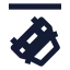 Trafficincident icon with solid sharp style