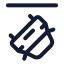 Trafficincident icon with stroke standard style