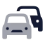 Trafficjam icon with bulk rounded style