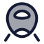 Train icon with duotone standard style