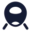 Train icon with solid standard style