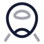Train icon with twotone rounded style