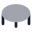 Trampoline icon with bulk rounded style