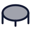 Trampoline icon with duotone standard style