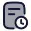 Transactionhistory icon with duotone rounded style