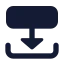 Transitionbottom icon with solid standard style