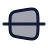 Trapezoid Line Horizontal icon preview