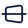 Trapezoid Line Horizontal icon preview