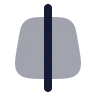 Trapezoid Line Vertical icon preview