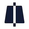 Trapezoid Line Vertical icon preview