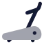Treadmill icon with bulk rounded style