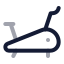 Treadmill icon with twotone rounded style
