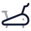 Treadmill icon with twotone rounded style