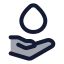 Treatment icon with duotone rounded style