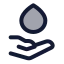 Treatment icon with duotone standard style