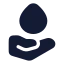 Treatment icon with solid rounded style