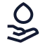 Treatment icon with stroke sharp style