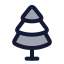 Tree icon with duotone standard style