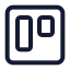 Trello icon with stroke standard style