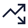 Trending Up Down icon preview