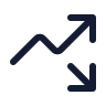 Trending Up Down icon preview