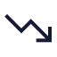 Trendingup icon with stroke sharp style