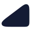 Triangleright icon with solid rounded style