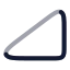 Triangleright icon with twotone rounded style