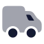 Truck icon with bulk rounded style