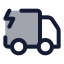 Truckelectric icon with duotone standard style