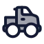 Truckmonster icon with duotone rounded style